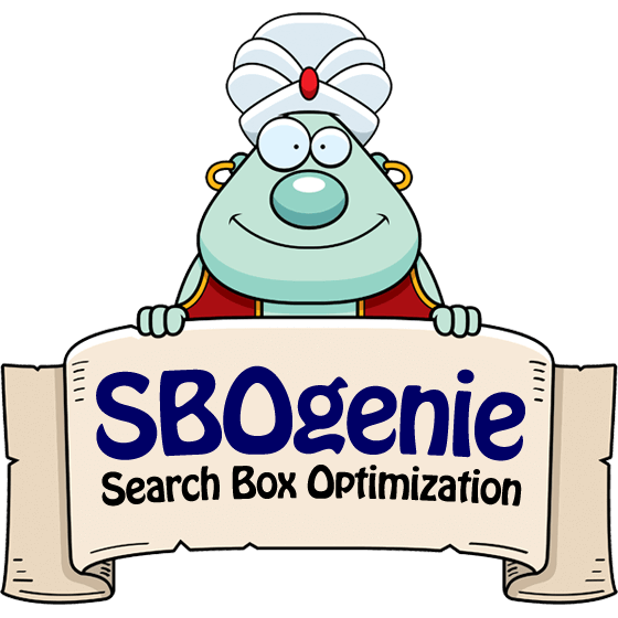 SBO Genie - Search Box Optimization (logo)